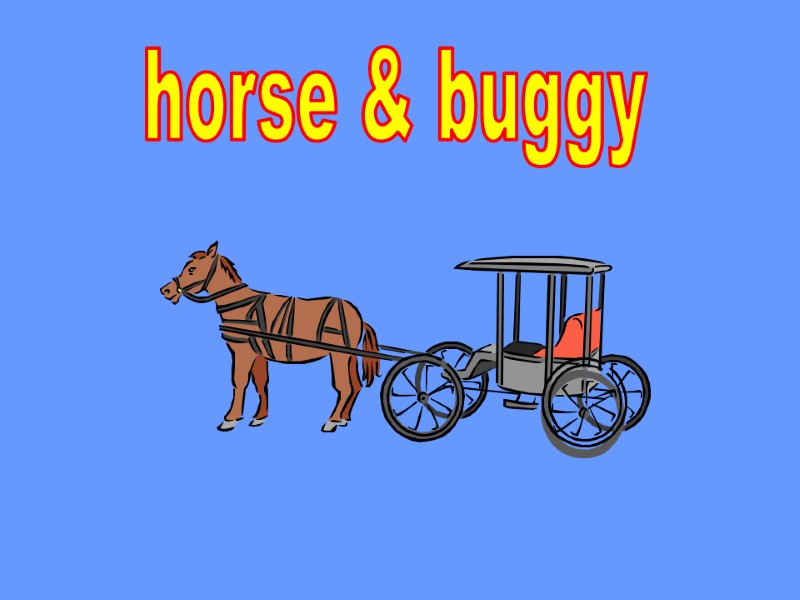 horse & buggy